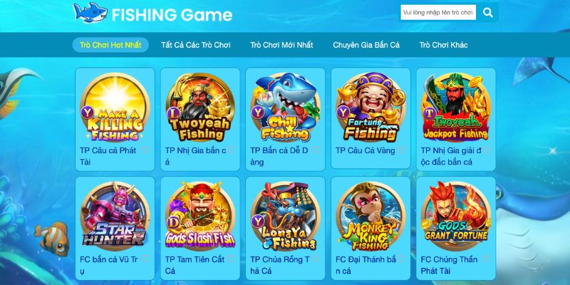 Có hơn 20 tựa game bắn cá 98WIN chờ bạn khám phá